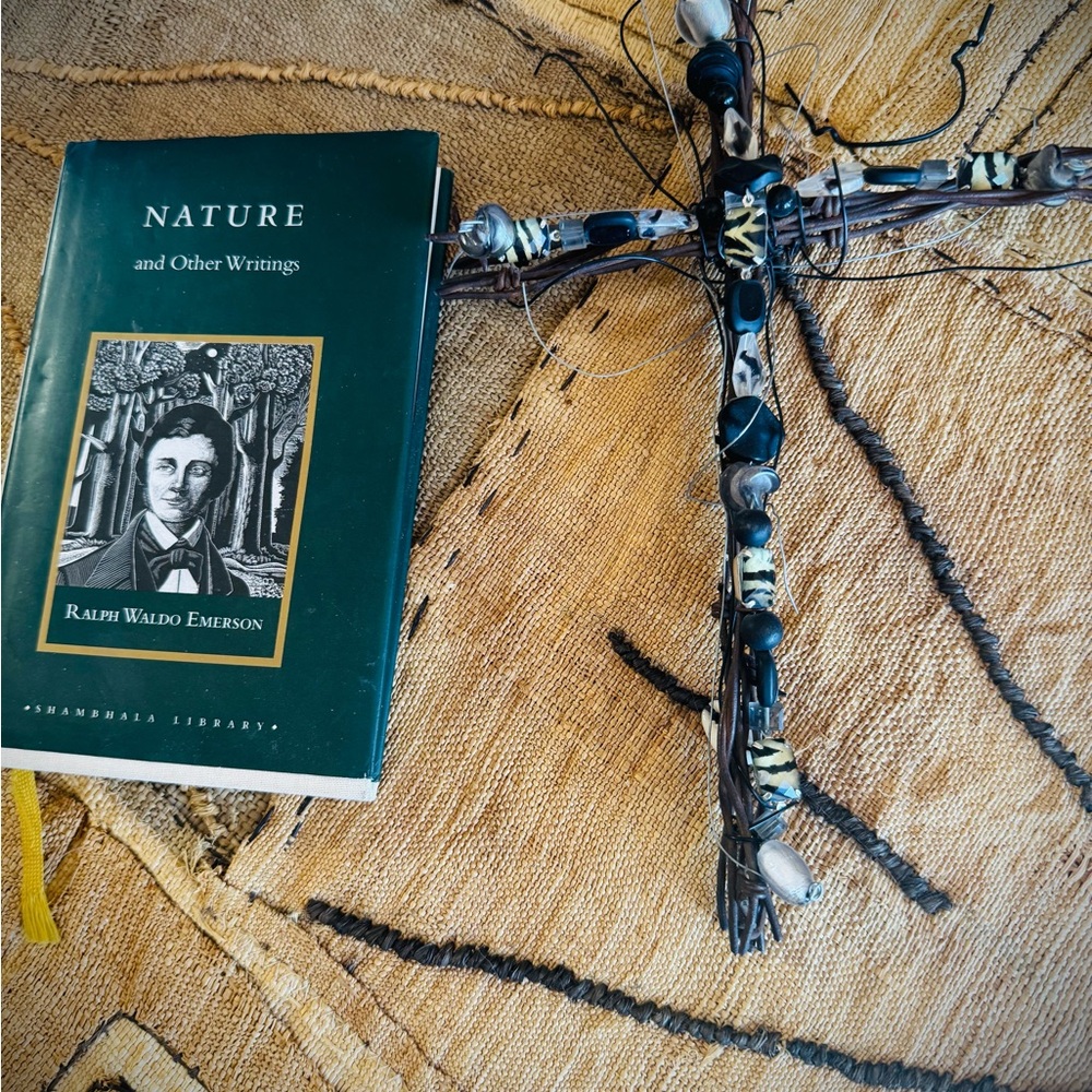 Handcrafted Layered Barbwire Beaded Cross Wall Decor!
